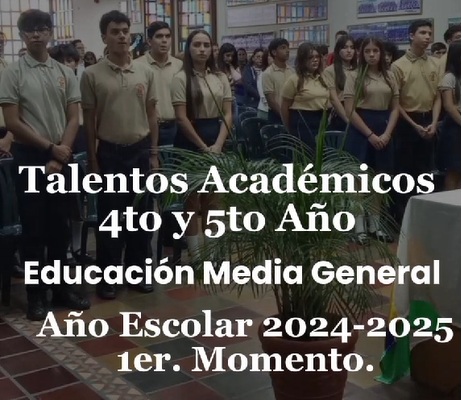Lee más sobre el artículo Talentos Academicos to y 5to Año